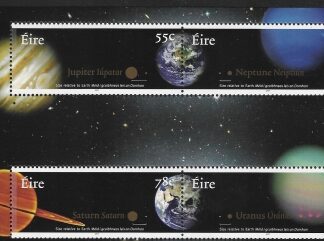 2007  Ireland.   MS.1846 The Planets.  mini sheet  U/M (MNH)