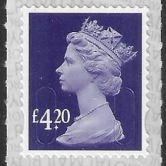 U2973a  £4.20  deep violet M21L  SBP s/L Walsall (ISP) U/M (MNH)