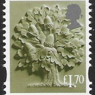 EN65   £1.70 Oak Tree (new typeface)  Litho ISP/Cartor. U/M (MNH)