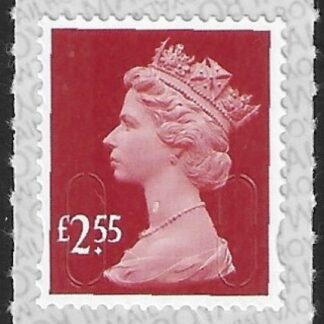 U2962 £2.55 deep rose red 'reprint'  'M20L'   SBP T3   Walsall  (MNH)