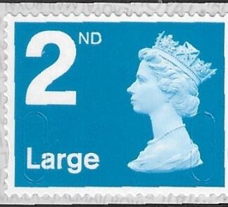U3031 2nd Large bright blue MBIL  M20L SBP T3 Walsall U/M (MNH)