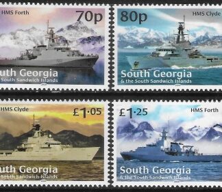 2020  South Georgia  SG.767-70   Royal Navy Ships  set 4 values  U/M (MNH)