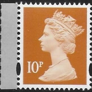 Y1676  10p 2B dull orange blue fluor ex DY21  ISP Walsall   U/M (MNH)