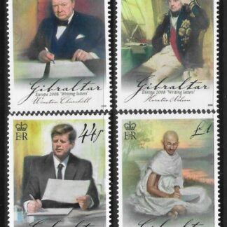 2008 Gibraltar SG.1275-8  Europa 'Letter Writing'  set 4 values U/M (MNH)
