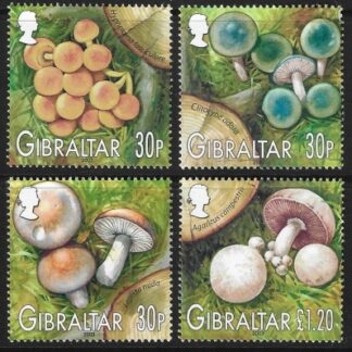 2003  Gibraltar. SG.1057-60  Mushrooms of Gibraltar. set 4 values U/M (MNH)