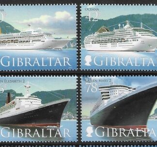 2007 Gibraltar  SG.1207-10  Cruise Ships series 3  U/M (MNH)