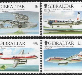 2006  Gibraltar  SG.1176-9  Airmail Service set 4 values U/M (MNH)