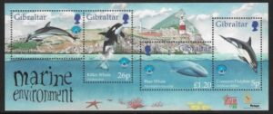 1998 Gibraltar MS.838 International Year of The Ocean mini sheet U/M (MNH)