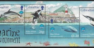 1998  Gibraltar  MS.838  International Year of The Ocean mini sheet U/M (MNH)
