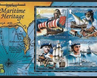 1999  Gibraltar  MS.876  Maritime Heritage mini sheet. U/M (MNH)