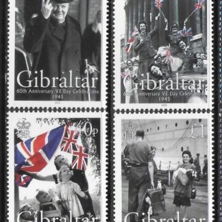 2005  Gibraltar  SG.1129-32  60th anniversary of VE Day set 4 values U/M (MNH)