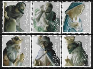 2007 Gibraltar SG.1241-6 Porcelain Figurines set 6 values U/M (MNH)