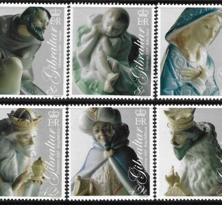 2007  Gibraltar  SG.1241-6  Porcelain Figurines set 6 values U/M (MNH)