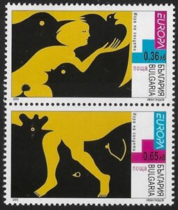2003 Bulgaria SG.4435-6 Europa 'Poster Art' set 2 values U/M (MNH)