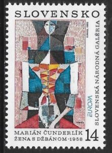 1993 Slovakia SG.169 Europa 'Contempoary Art' U/M (MNH)