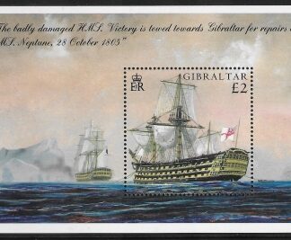 2005  Gibraltar  MS.1124  Bicent. of Battle of Trafalgar ( 1st issue).  mini sheet. U/M (MNH)