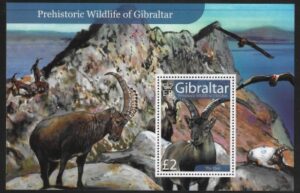 2007 Gibraltar MS.1225 Prehistoric Wildlife of Gibraltar. mini sheet. U/M (MNH)