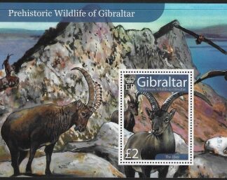 2007  Gibraltar  MS.1225   Prehistoric Wildlife of Gibraltar.  mini sheet. U/M (MNH)