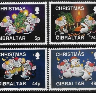 1993  Gibraltar  SG.713-6 Christmas set 4 values  U/M (MNH)