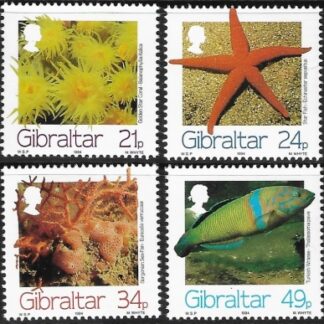 1994  Gibraltar  SG.726-9  Marine Life set 4 values  U/M (MNH)