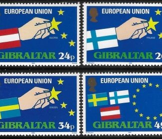 1995  Gibraltar  SG.736-9  Expansion of EU. set 4 values  U/M (MNH)