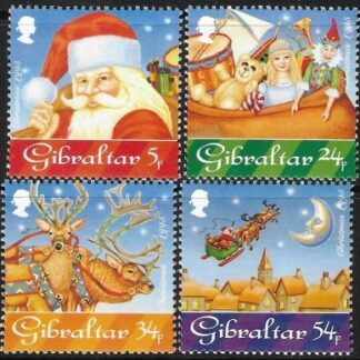 1995  Gibraltar  SG.757-60 Christmas   set 4 values  U/M (MNH)