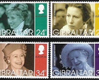 1996  Gibraltar  SG.767-70  Europa 'Famous Women'   set 4 values  U/M (MNH)