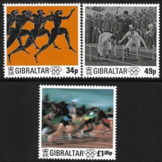 1996  Gibraltar  SG.776-8 Cent. Modern Olympic Games.  set 3 values  U/M (MNH)