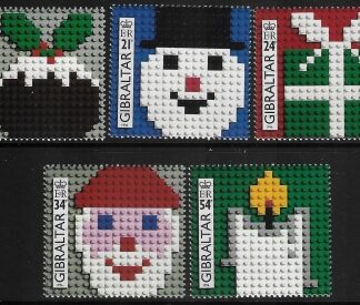 1996  Gibraltar  SG.788-92 Christmas  set 5 values. U/M (MNH)