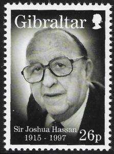 1997 Gibraltar SG.822 Sir Joshua Hansen U/M (MNH)