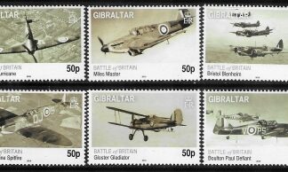 2010  Gibraltar  SG.1348-53   70th Anniv. Battle of Britain set 6 values U/M (MNH)