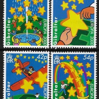 2000 Gibraltar SG.912-5  Europa set 4 values  U/M (MNH)