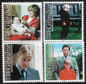 2000 Gibraltar SG.932-5 18th Birthday of Prince William set 4 values U/M (MNH)