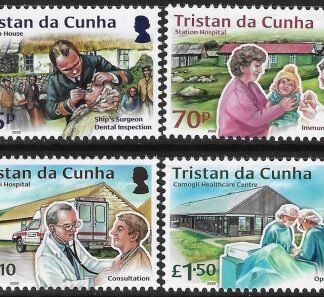2020 Tristan da Cunha  SG.1285-8  Mid- Atlantic Healthcare set 4 values U/M (MNH)