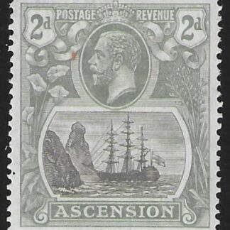 1924-33  Ascension Island  SG.13  2d grey-black and grey  lightly mounted mint.