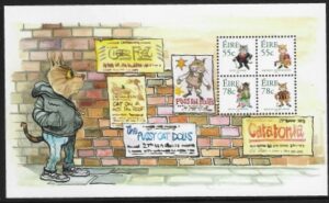 2007 Ireland  MS.1872  Celtic Cats.  Mini Sheet. U/M (MNH)