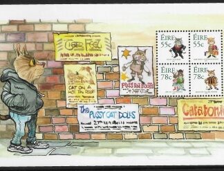 2007 Ireland  MS.1872  Celtic Cats.  Mini Sheet. U/M (MNH)