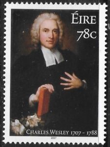 2007 Ireland. SG.1879 300th Birth Anniv. of Charles Wesley. U/M (MNH)