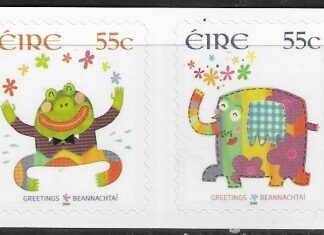 2008  Ireland. SG.1884-5  Greetings set 2 values. U/M (MNH)