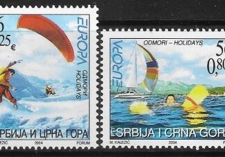 2004 Serbia Montenegro  SG.81-2  Europa  'Holidays'   U/M (MNH)