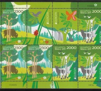 2001  Belarus SG.853-4  Europa 'Natural Resources' Sheetlet  U/M (MNH)
