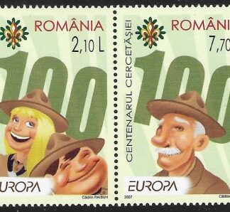 2007  Romania  SG.6791-2  Europa 'Scouting'   U/M (MNH)