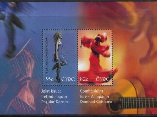 2008  Ireland  MS.1925  Traditional Dances.  mini sheet U/M (MNH