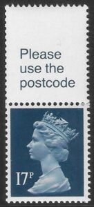 X911  17p  RB  deep blue  Harrison  U/M (MNH)