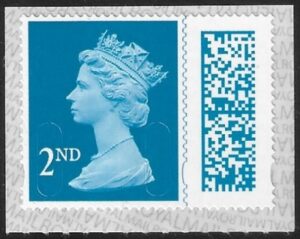 V4500 2nd brt blue CB M21L MBIL SBP T2 (from business sheet).. ISP U/M (MNH)
