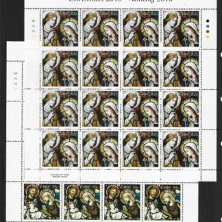 2010 Ireland SG.2042-3 Christmas 2 values in sheets of 16 U/M (MNH)