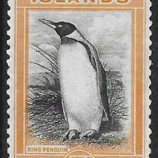 1933 Falkland Islands.  SG.136 5/- black and yellow  - KGV Centenary. U/M (MNH).