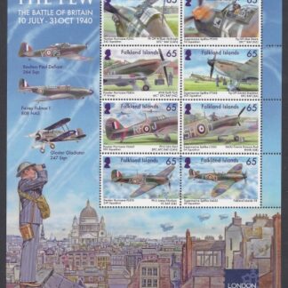2010 Falkland Islands SG.1161-8 London Festival of Stamps. sheetlet U/M (MNH)   U/M (MHN)
