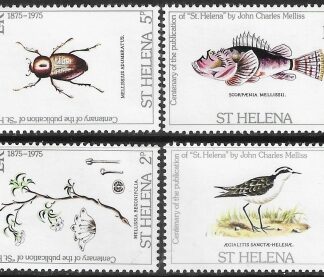 1975 St.Helena  SG.310-13  Centenary of Publication of St. Helena. set 4 values U/M (MNH)