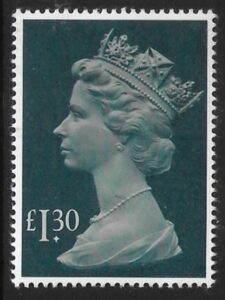 SG.1026b £1.30 pale drab & deep greenish blue U/M (MNH)